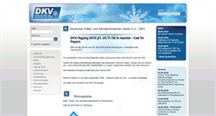 Desktop Screenshot of dkv.org